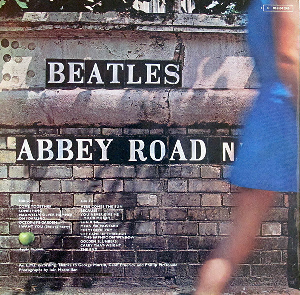 The Beatles : Abbey Road (LP, Album, 3rd)