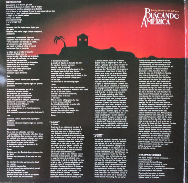 Rubén Blades* Y Seis Del Solar : Buscando America (LP, Album, Gat)