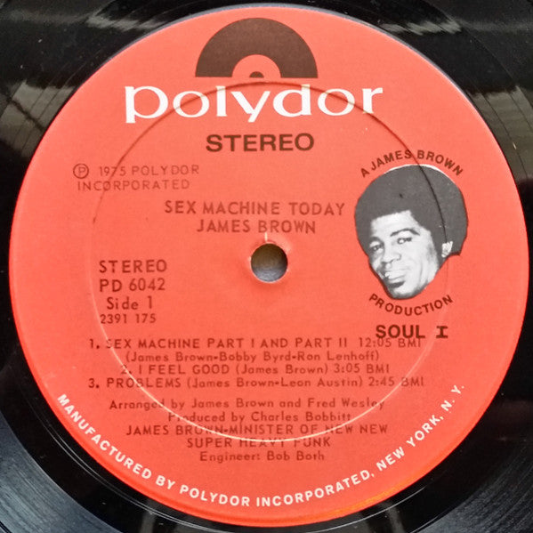 James Brown : Sex Machine Today (LP,Album,Stereo)