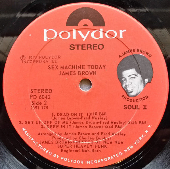 James Brown : Sex Machine Today (LP,Album,Stereo)