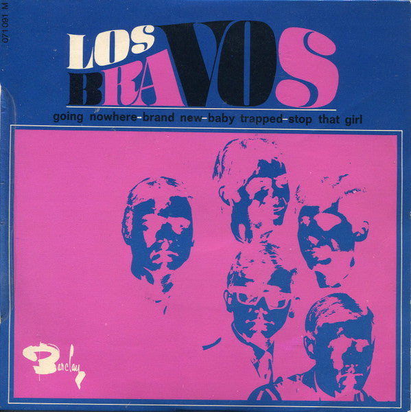 Los Bravos : Going Nowhere (7", EP, RE, Neg)