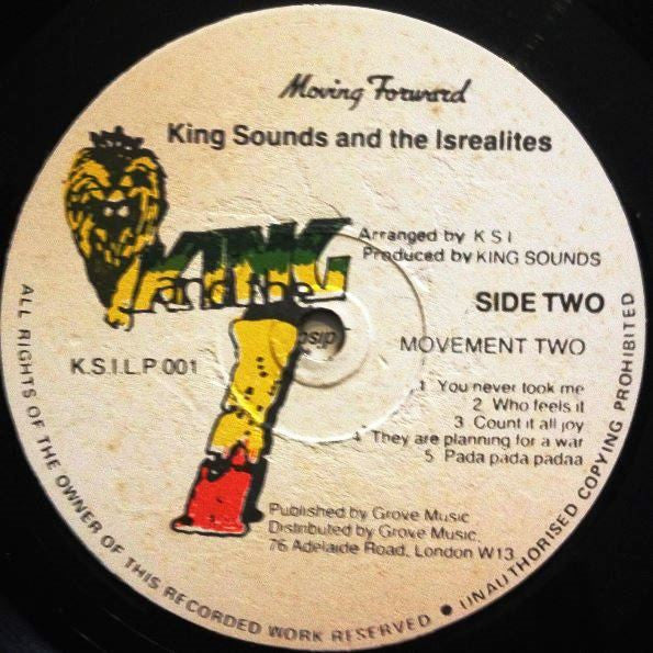 King Sounds And The Israelites : Moving Forward (LP, Album)