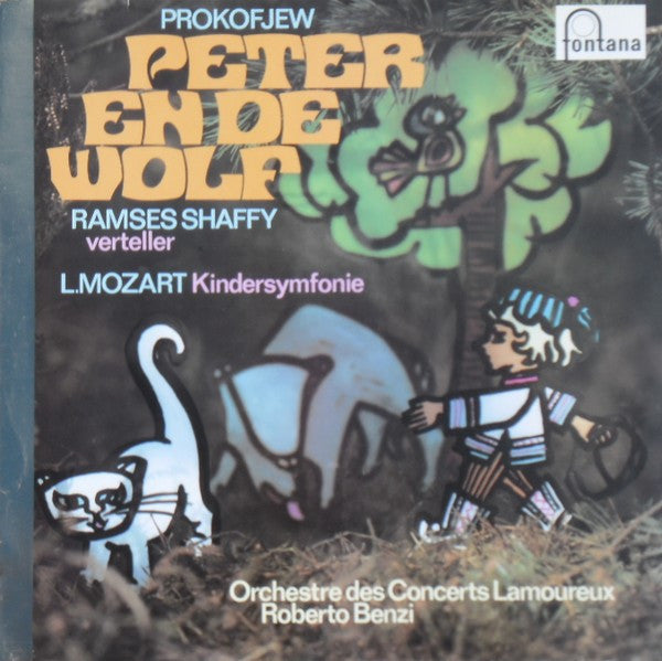 Ramses Shaffy, Orchestre Des Concerts Lamoureux Lead By Roberto Benzi : Peter En De Wolf (LP, Album, RE)