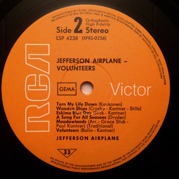Jefferson Airplane : Volunteers (LP, Album)