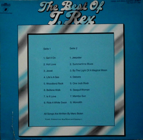 T. Rex : The Best Of T-Rex (LP, Comp, Club)