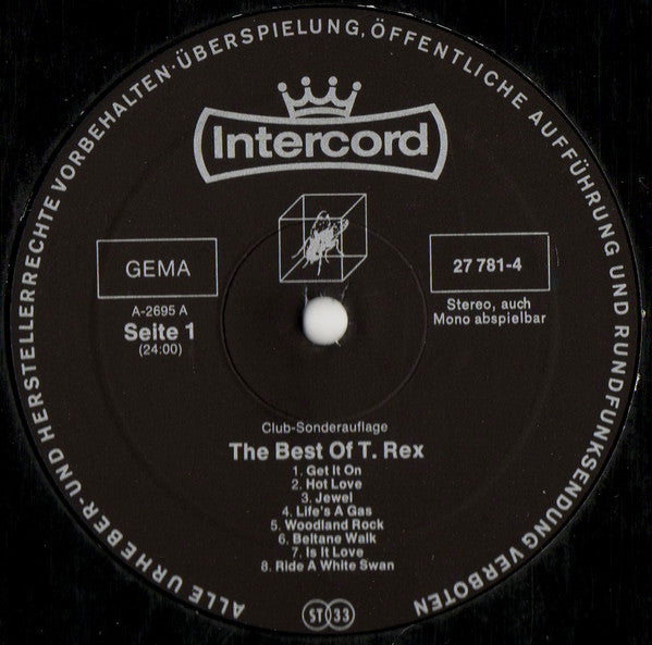 T. Rex : The Best Of T-Rex (LP, Comp, Club)