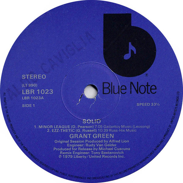 Grant Green : Solid (LP, Album)