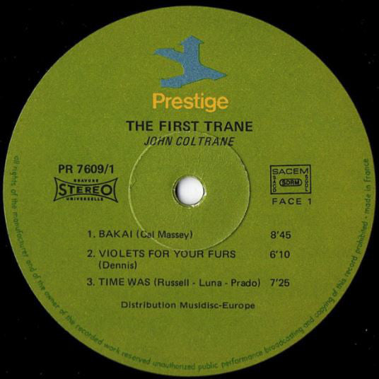 John Coltrane : The First Trane (LP, Album, RE)