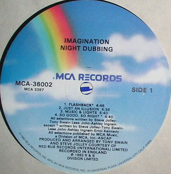 Imagination : Night Dubbing (LP, Album, MCA)