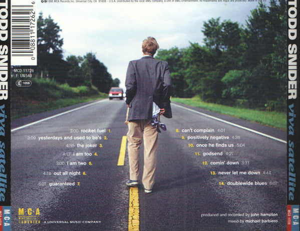 Todd Snider - Viva Satellite (CD, Album) - De Platen Aap – Vinylwinkel in Brielle & online webshop voor muziekliefhebbers