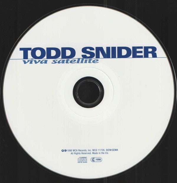Todd Snider - Viva Satellite (CD, Album) - De Platen Aap – Vinylwinkel in Brielle & online webshop voor muziekliefhebbers