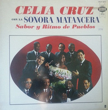 Celia Cruz Con La Sonora Matancera : Sabor Y Ritmo De Pueblos (LP)