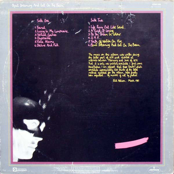Bill Nelson : Quit Dreaming And Get On The Beam / Sounding The Ritual Echo (Atmospheres For Dreaming) (2xLP, Album)