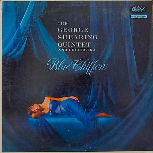 The George Shearing Quintet And Orchestra* : Blue Chiffon (LP, Album, Mono)