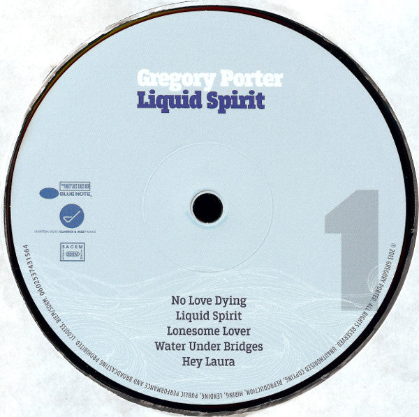 Gregory Porter : Liquid Spirit (2xLP, Album, Gat)