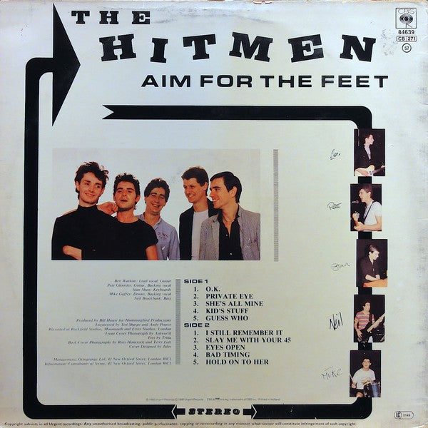 The Hitmen (6) : Aim For The Feet (LP)