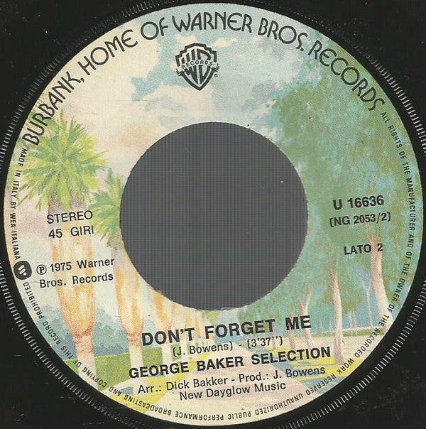 George Baker Selection : Morning Sky (7", Single)
