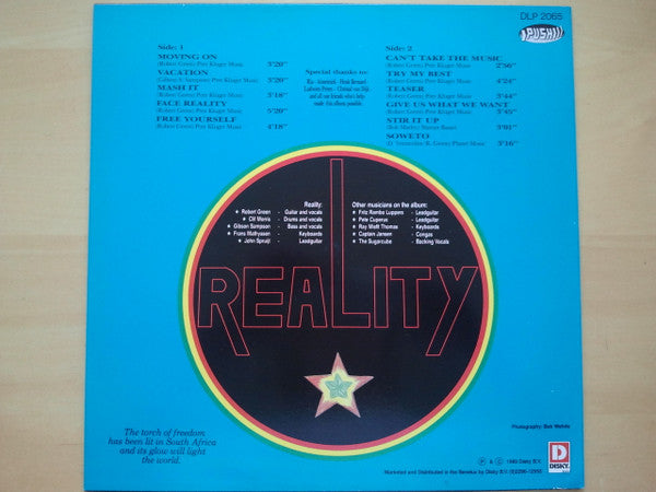 Reality (11) : Face Reality (LP, Album)