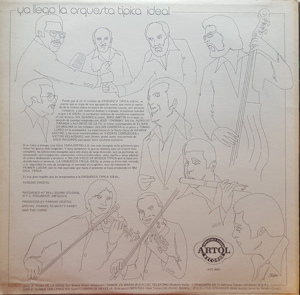 Orquesta Tipica Ideal : Ya Llego (LP, Album)