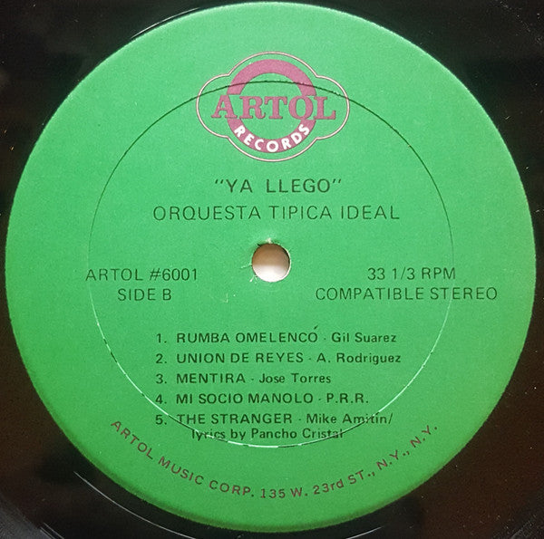 Orquesta Tipica Ideal : Ya Llego (LP, Album)