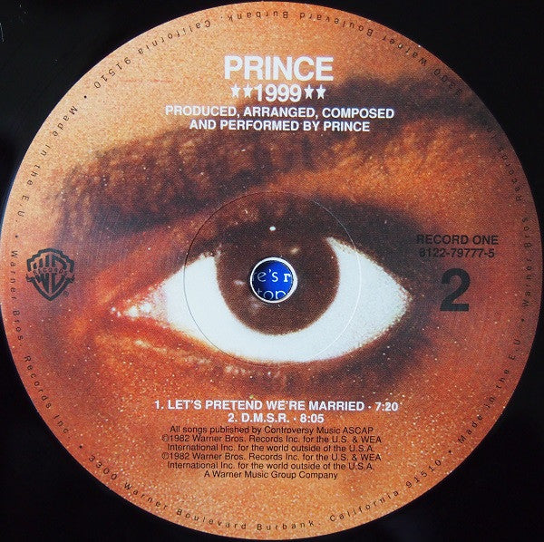 Prince : 1999 (2xLP, Album, RE, 180)