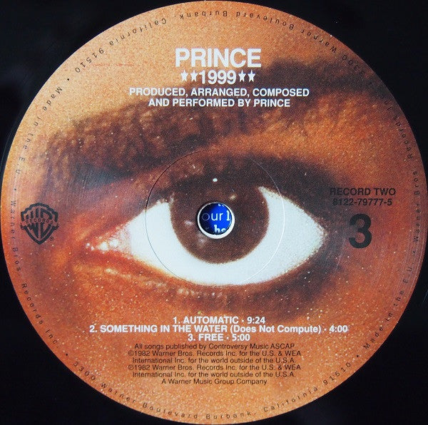 Prince : 1999 (2xLP, Album, RE, 180)