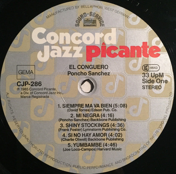 Poncho Sanchez : El Conguero (LP, Album)