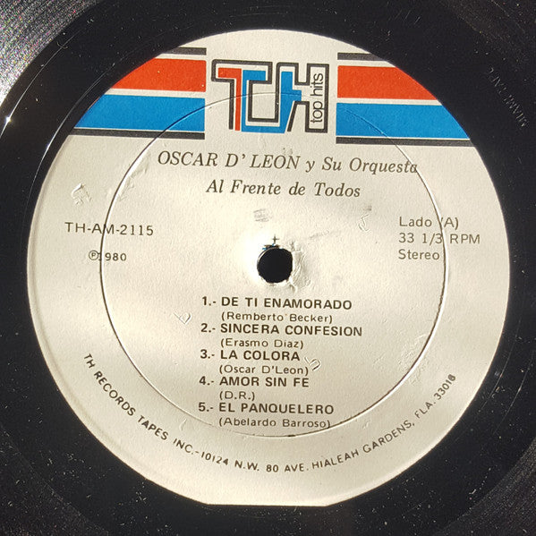 Oscar D' León : Al Frente De Todos  (LP)