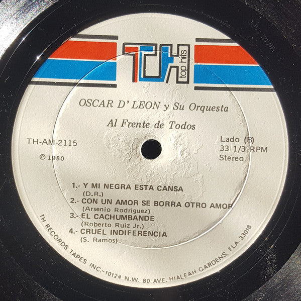 Oscar D' León : Al Frente De Todos  (LP)