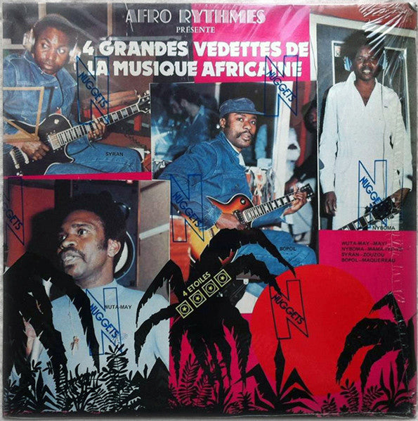 Quatre Etoiles : Afro Rythmes Présente 4 Grandes Vedettes De La Musique Africaine (LP, Album)