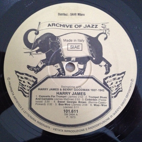 Harry James (2) / Benny Goodman : Swingtime With Harry James & Benny Goodman 1937-1942  (LP, Comp)