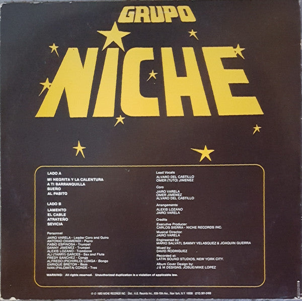 Grupo Niche : Niche (LP, Album)