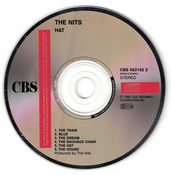 The Nits - Hat (CD, MiniAlbum) - De Platen Aap – Vinylwinkel in Brielle & online webshop voor muziekliefhebbers