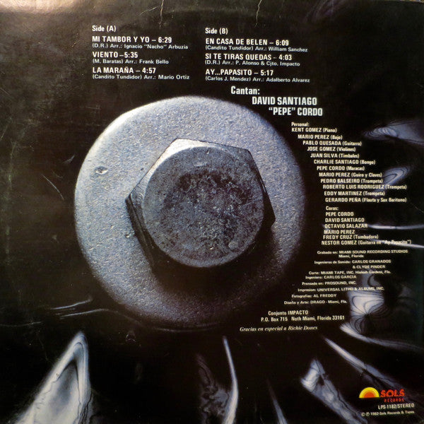 Conjunto Impacto : ...Apretando De Nuevo! (LP, Album)