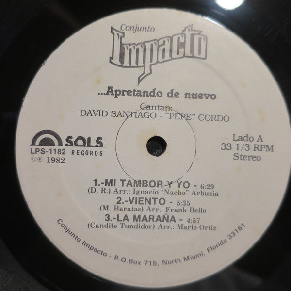 Conjunto Impacto : ...Apretando De Nuevo! (LP, Album)