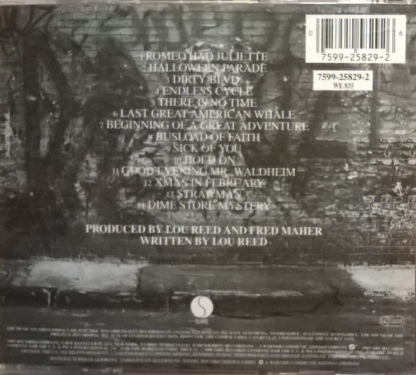 Lou Reed : New York (CD+G,Album)