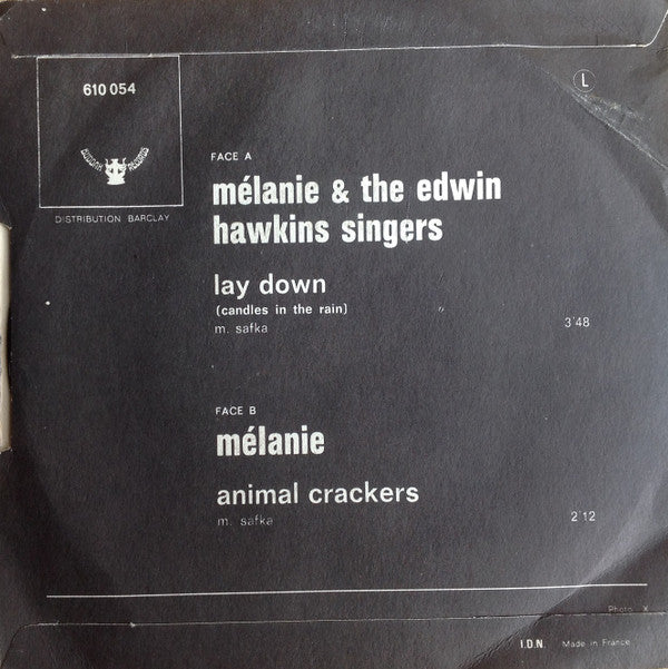 Melanie (2) Et Les Edwin Hawkins' Singers* : Lay Down (7", Single, Mono)