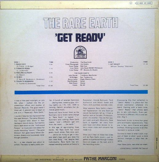 Rare Earth : Get Ready (LP,Album,Repress)