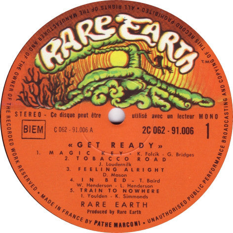 Rare Earth : Get Ready (LP,Album,Repress)
