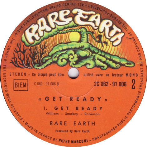 Rare Earth : Get Ready (LP,Album,Repress)