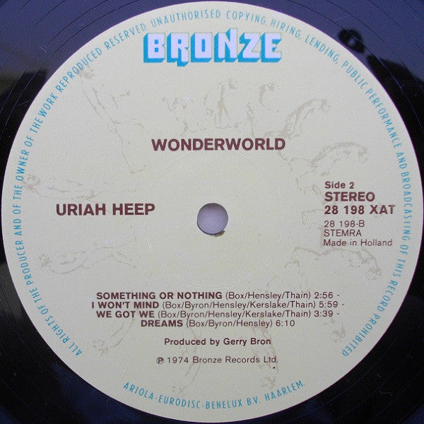 Uriah Heep : Wonderworld (LP,Album)