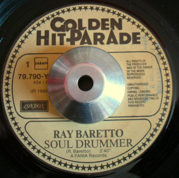 Ray Baretto* : Soul Drummer (7", Single)