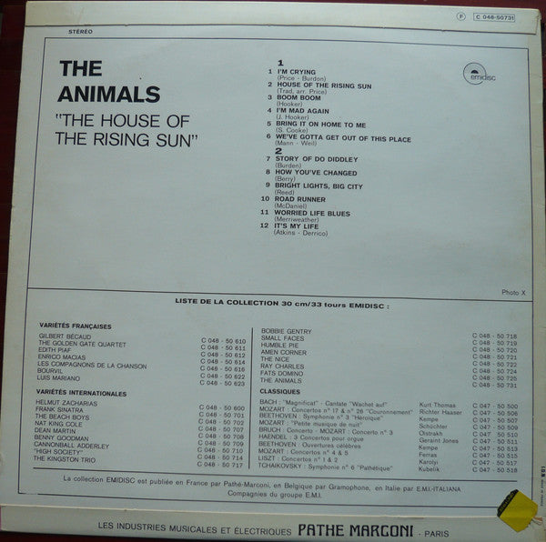 The Animals : House Of The Rising Sun (LP, Comp)
