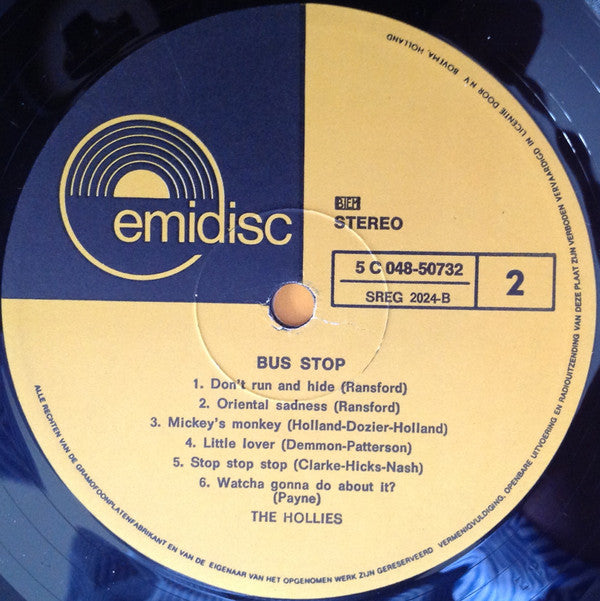 The Hollies : Bus Stop (LP, Comp)