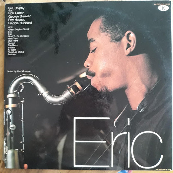 Eric Dolphy : Eric Dolphy (2xLP, Comp, RM)