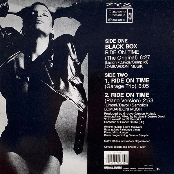 Black Box - Ride On Time (12", Maxi) - De Platen Aap – Vinylwinkel in Brielle & online webshop voor muziekliefhebbers