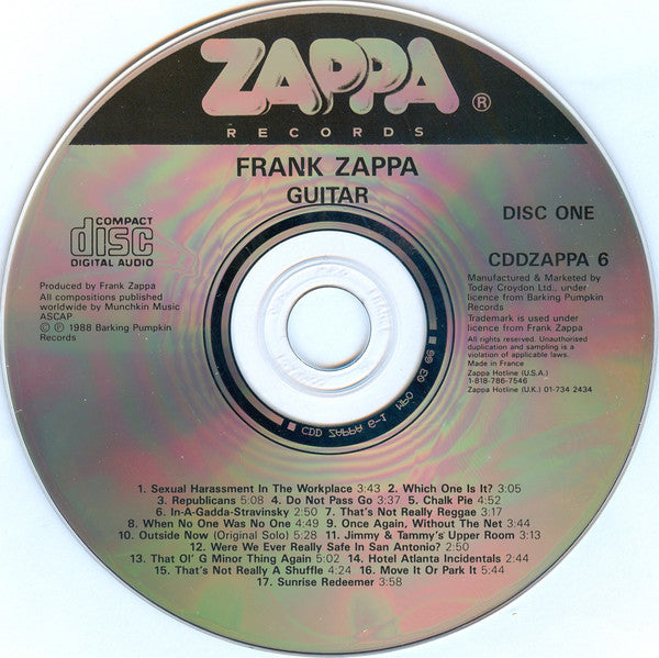 Frank Zappa : Guitar (2xCD, Album)