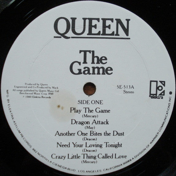 Queen : The Game (LP, Album, Club, RCA)