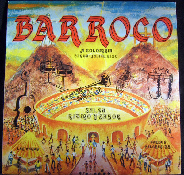 Conjunto Barroco : Salsa, Ritmo Y Sabor Con Barroco (LP, Album)