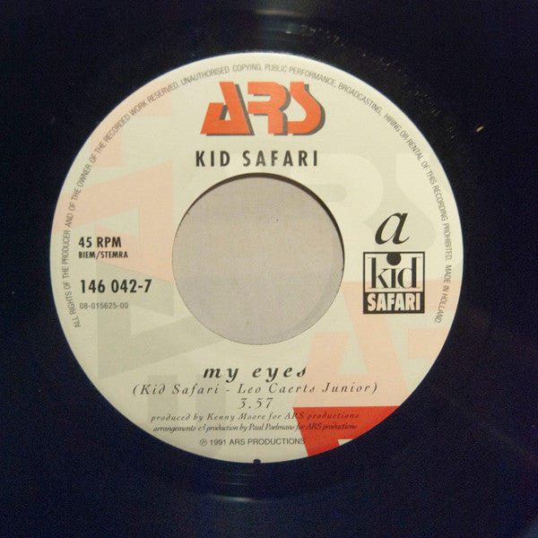 Kid Safari - My Eyes (7") - De Platen Aap – Vinylwinkel in Brielle & online webshop voor muziekliefhebbers